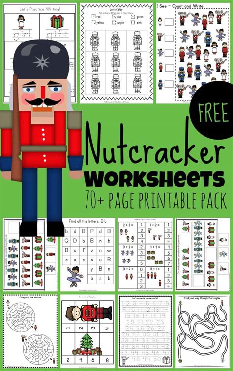 Free Nutcracker Worksheets Printables Pack