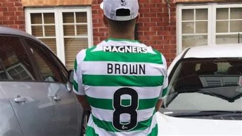 Aberdeens Shay Logan Forced To Dress As Celtics Scott Brown Bbc Sport