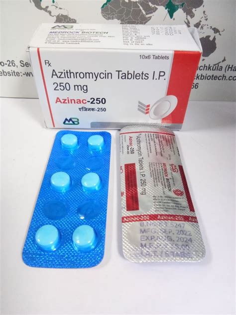 Azithromycin 250mg Tablets At Rs 710box Azithromycin Tablets In