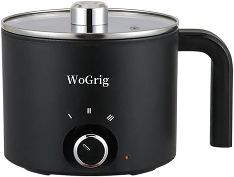 Amazon 1 8L Electric Hot PotRamen Cooker Dual Power Supply Mini Portable Multi Functional