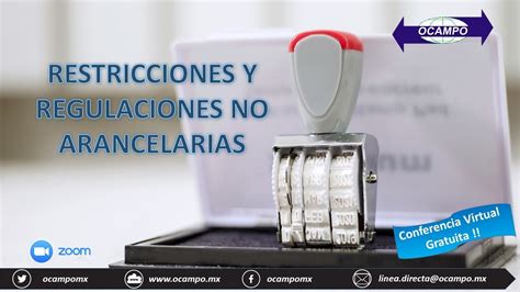 Regulaciones Y Restricciones No Arancelarias YouTube