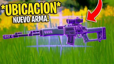 Ubicacion Nuevo Arma Fusil Tirador Designado Cobra 😱🔫 Donde Encontrar Nueva Arma Fortnite