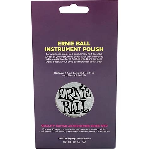 Ernie Ball Guitar Polish And Cloth Guitar Center