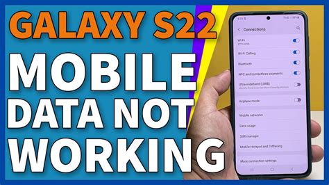 What To Do If Samsung Galaxy S S Mobile Data Not Working Youtube