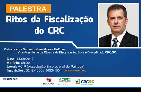 Ritos Da Fiscalização Do Crcsc Em Palhoça Sescon Grande Florianópolis