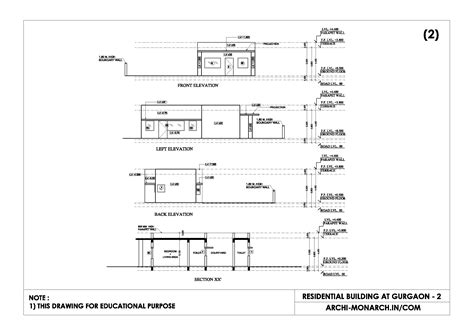 Residential Building Submission At Gurgaon Two Archi Monarch