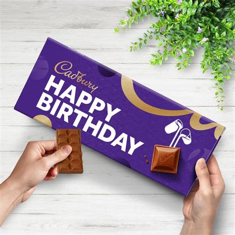 Giant Cadbury Birthday Dairy Milk Chocolate Bar 850g Moonpig