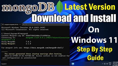 How To Install Mongodb On Windows 11 Step By Step Guide How To Install Mongodb On Windows 10