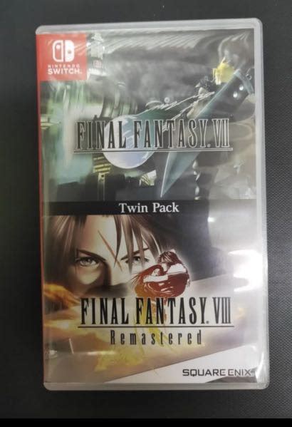 Nintendo Switch Final Fantasy Vii Viii Remastered Twin Pack Toys