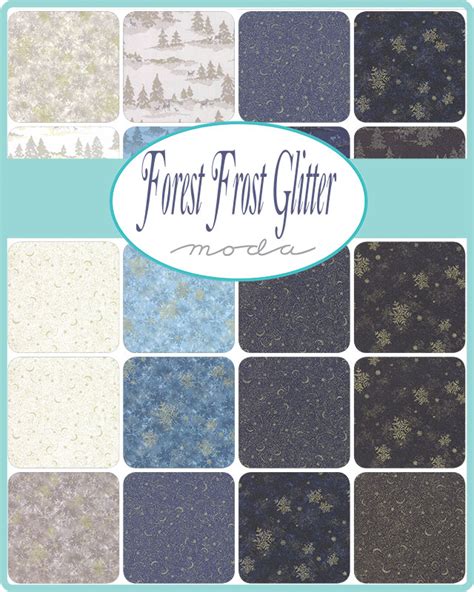 Moda Forest Frost Glitter Fat Quarter Bundle Abmg Emerald City