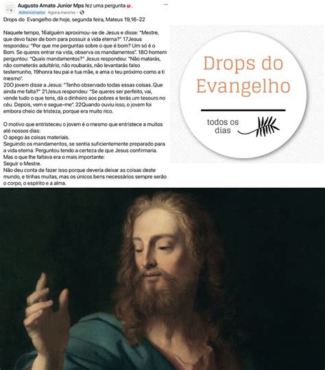 Pin Von Augusto Junior Auf Drops Do Evangelho