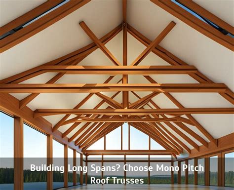 Building Long Spans Choose Mono Pitch Roof Trusses Vassar Chamber