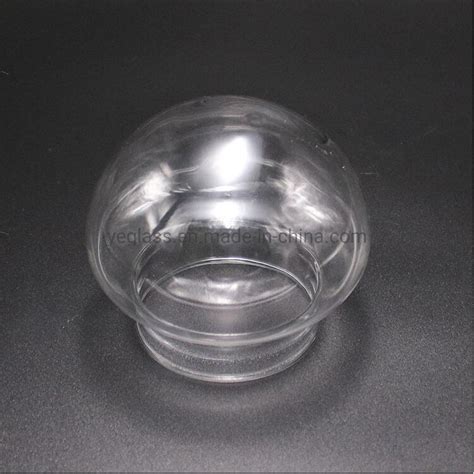 High Quality Customized Blown Borosilicate Glass Ball Lamp Shade For Lighting Pyrex Glass