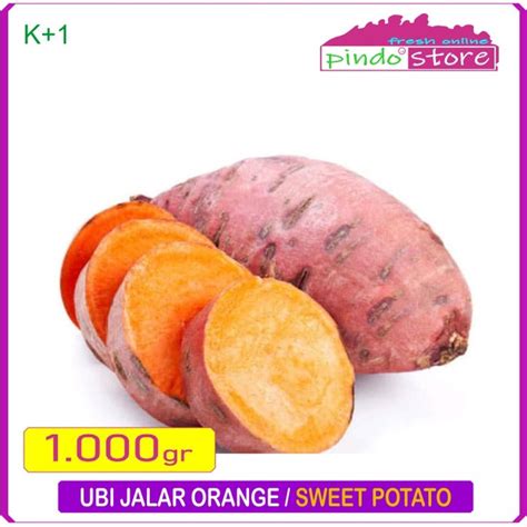 Jual UBI JALAR DALAM ORANGE SWEET POTATO Shopee Indonesia