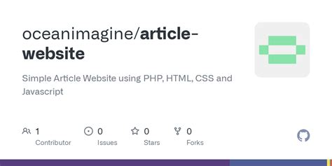GitHub - oceanimagine/article-website: Simple Article Website using PHP ... 