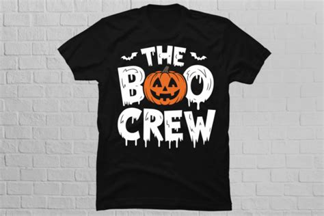 The Boo Crew Halloween T Shirt Design Graphic By Eyashin0058 Creative