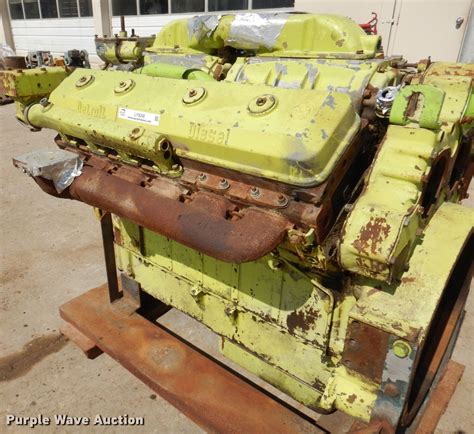 Detroit Diesel Engine In Shawnee Ks Item Ly9208 Sold Purple Wave