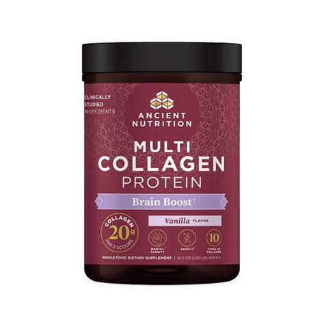 Multi Collagen Protein Brain Boost Ancient Nutrition Dr Axe