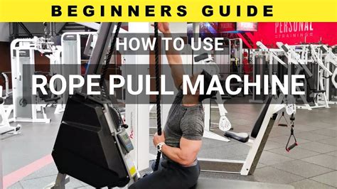 How To Properly Use The Rope Pull Exercise Machine With Mitch Jimenez