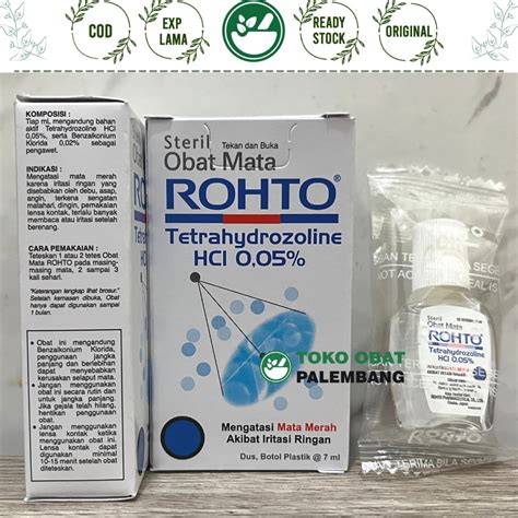 Jual 34 ROHTO OBAT TETES MATA STERIL 7ml TETES MATA ROHTO EYE DROPS