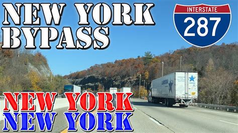 I 287 The New York City Bypass Full Route All Exits New York 4k