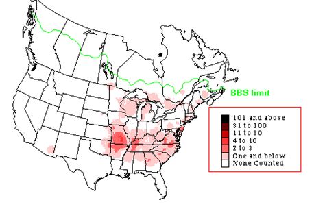 Whip-poor-will - Breeding Range Map