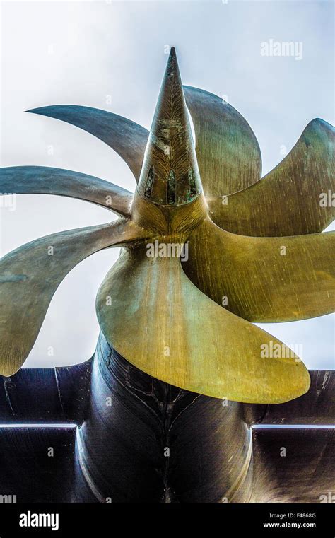 France Normandy Cherbourg La Cit De La Mer The Propeller Of The