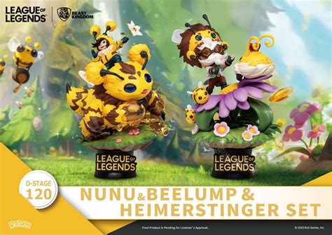League Of Legends D Stage Pvc Diorama Set Nunu And Beelump