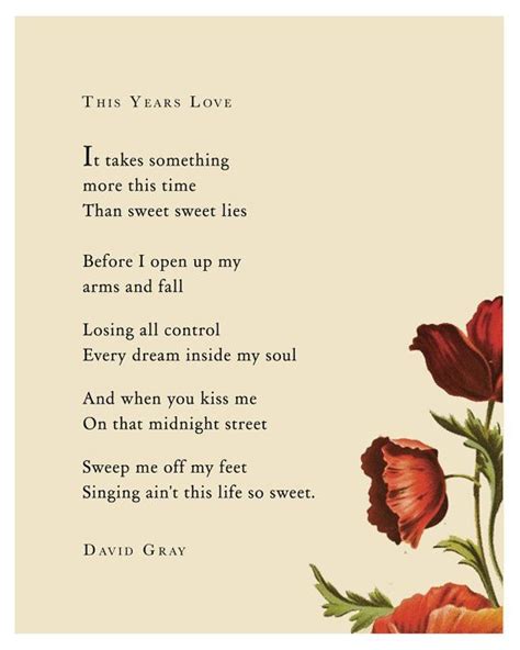 Pin By Somaira Azam On ᗯoᖇᗪᔕ Song Lyric Print David Gray Wedding Speech