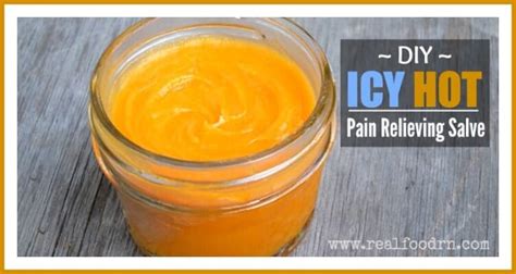DIY Icy Hot Pain Relieving Salve Real Food RN