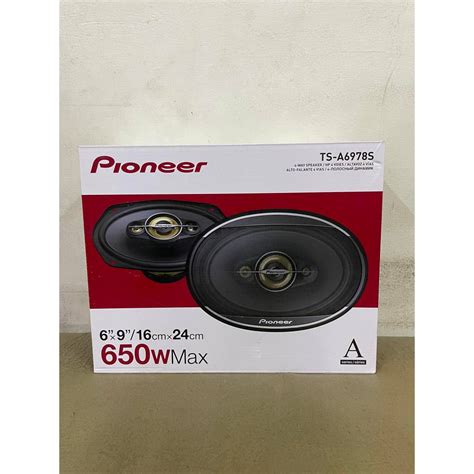 Pioneer TS A6978S 6 Inches By 9 Inches 650W Coaxial Four Way Vehicle