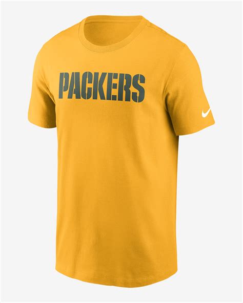 Green Bay Packers Primetime Wordmark Essential Men S Nike NFL T Shirt