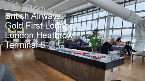 British Airways Galleries First Lounge London Heathrow Terminal