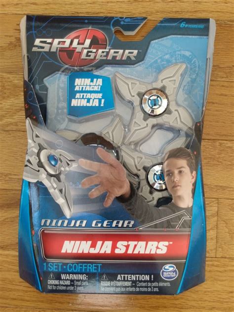 Spy Gear Ninja Stars Toy Attack With Stealth Message Compartment For