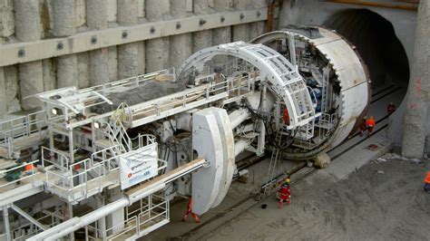 Tunnel Tunnelbohrmaschinen Architektur Kultur Planet Wissen