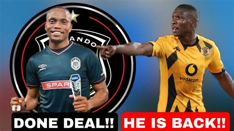 Orlando Pirates Done Deal On Riaan Hanamub Kaizer Chiefs Welcome Back