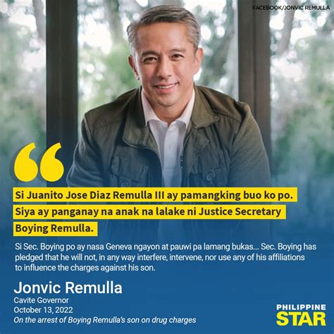 The Philippine Star On Twitter JUST IN Cavite Governor Jonvic