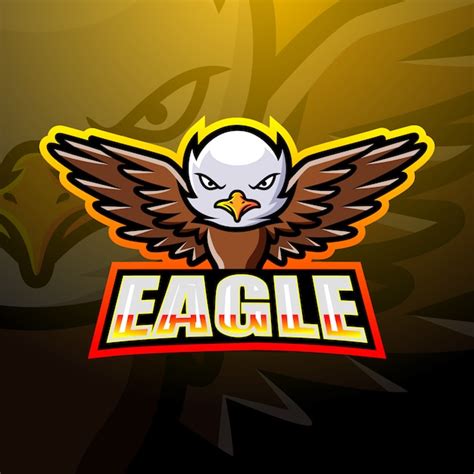 Premium Vector Eagle Mascot Esport Illustration