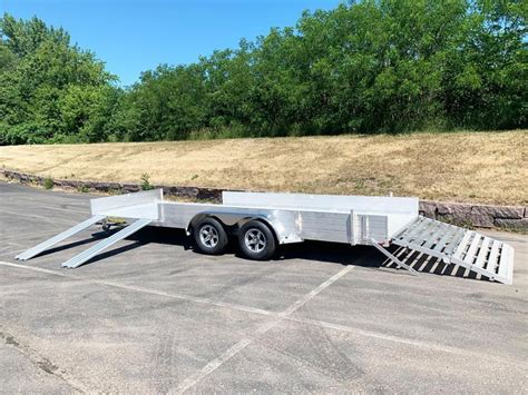 Aluma 8120TA SR Aluminum Trailer Side Loading Ramps ATV UTV