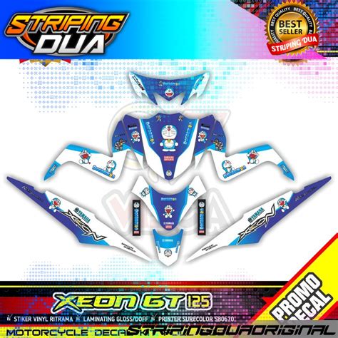 Decal Xeon GT 125 Full Body Sticker Xeon GT 125 Full Body Striping Xeon