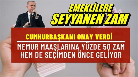 EMEKLİ MAAŞLARINA SEYYANEN ZAM KARARI EMEKLİLERE MÜJDE YouTube