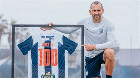 Alianza Lima Hernán Barcos destacó ingreso al club de los 100 Un