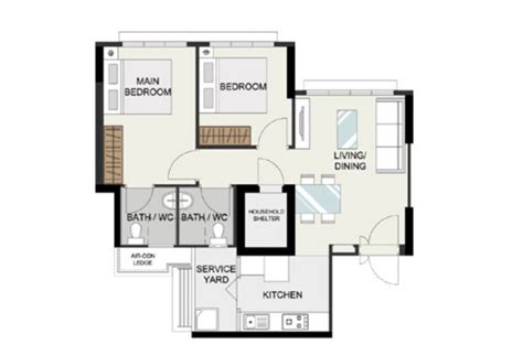 Hdb Bto Room Flat Floor Plan Floor Roma