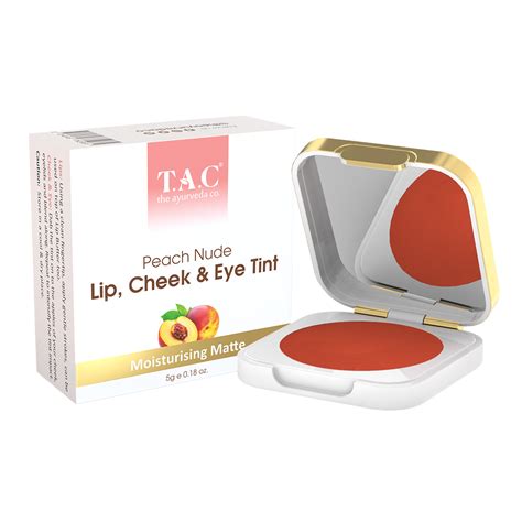 TAC The Ayurveda Co Peach Nude Lip Cheek Eye Tint G Faasha