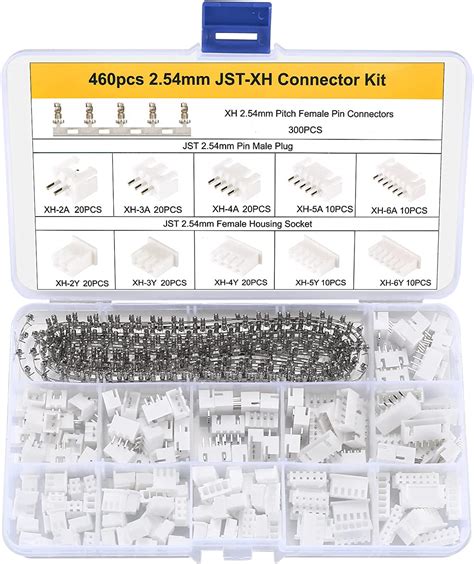 Woshilaods Pcs Mm Jst Xh Connector Kit Pin Housing