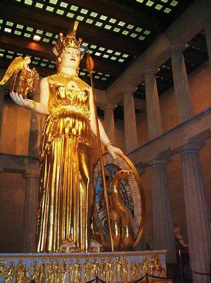 Goddess Athena Pallas Inside Parthenon