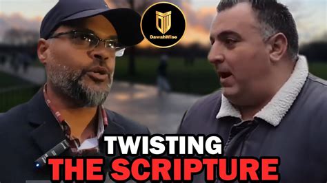 The Truth About The Bible Triggers Christian Hashim Speakers Corner