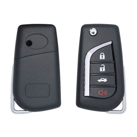 Toyota Corolla Flip Remote Key Shell Cover 4 Buttons