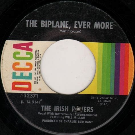 The Irish Rovers The Biplane Ever More Liverpool Lou 1968 Vinyl Discogs