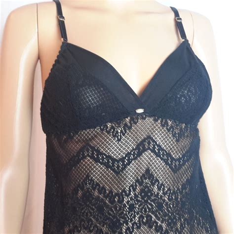 Victoria S Secret Sexy Lingerie Lace Chemise Babydoll Gem